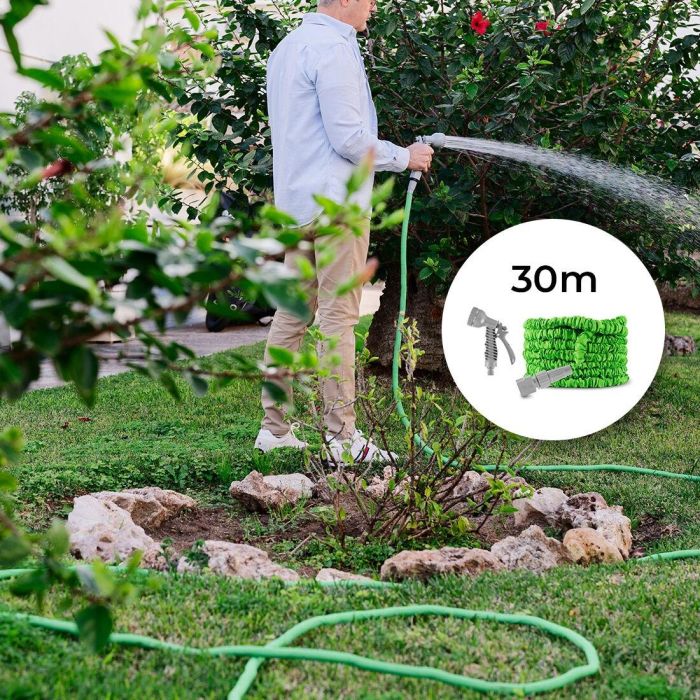 Manguera de Jardín Extensible Hoxtend InnovaGoods 30 m 0 Manguera de Jardín Extensible Hoxtend InnovaGoods 30 m 0
