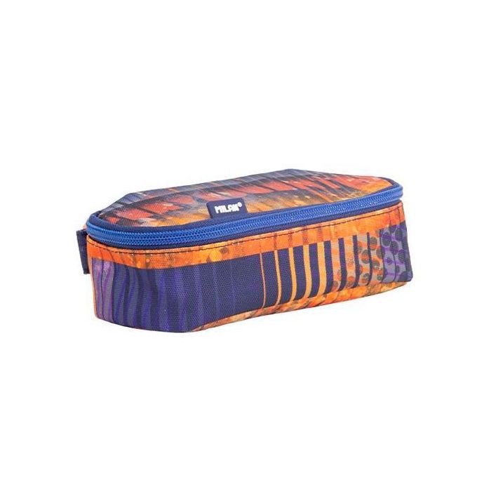 Milan Estuche Portatodo Ovalado Serie Especial Fizz, Compartimento de Malla, Poliéster, 20.5x9x5.5 cm Milan Estuche Portatodo Ovalado Serie Especial Fizz, Compartimento de Malla, Poliéster, 20.5x9x5.5 cm