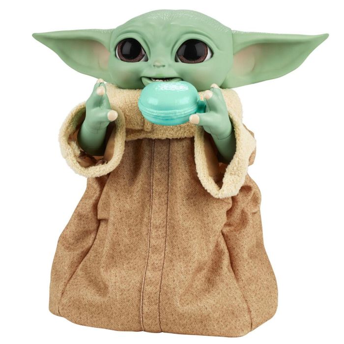 Hasbro Galactic Snackin Grogu Figura Interactiva Baby Yoda The Child Mandalorian Star Wars 23cm Sonidos y Movimientos +4 Años 4 Hasbro Galactic Snackin Grogu Figura Interactiva Baby Yoda The Child Mandalorian Star Wars 23cm Sonidos y Movimientos +4 Años 4