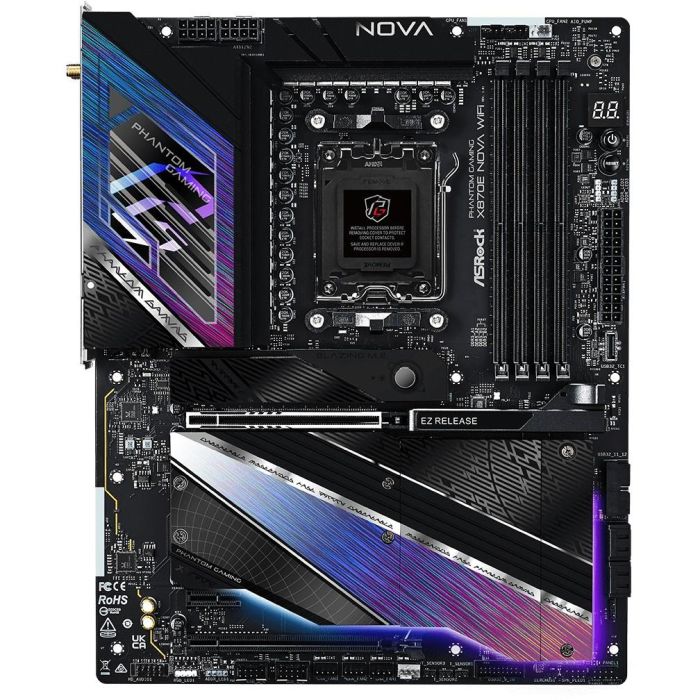 ASRock MK X870E NOVA WiFi Placa Base ATX AMD X870E Socket AM5 DDR5 Wi-Fi 7 90-MXBPX0-A0UAYZ 1 ASRock MK X870E NOVA WiFi Placa Base ATX AMD X870E Socket AM5 DDR5 Wi-Fi 7 90-MXBPX0-A0UAYZ 1
