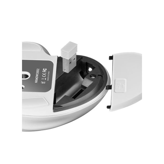 Nilox Ratón Inalámbrico Profesional 800-3200 DPI Ergonómico Diestro Blanco 5