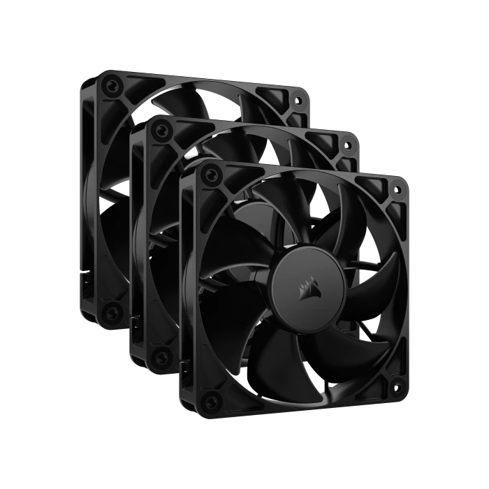 Corsair RS120 Ventilador para Carcasa del Ordenador 12 cm Negro 3 Piezas - CO-9050189-WW, 420-2100 RPM, 72.8 CFM, PWM 0 Corsair RS120 Ventilador para Carcasa del Ordenador 12 cm Negro 3 Piezas - CO-9050189-WW, 420-2100 RPM, 72.8 CFM, PWM 0