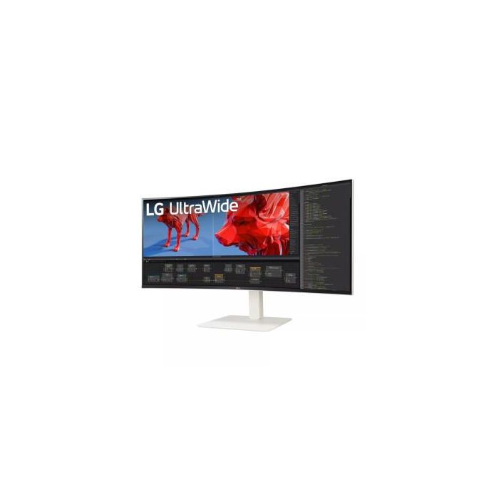 LG 38WR85QC-W Monitor Curvo 38" WQHD+ 3840x1600, Nano IPS, 144 Hz, 1ms, USB-C 90W, HDMI, DP 1