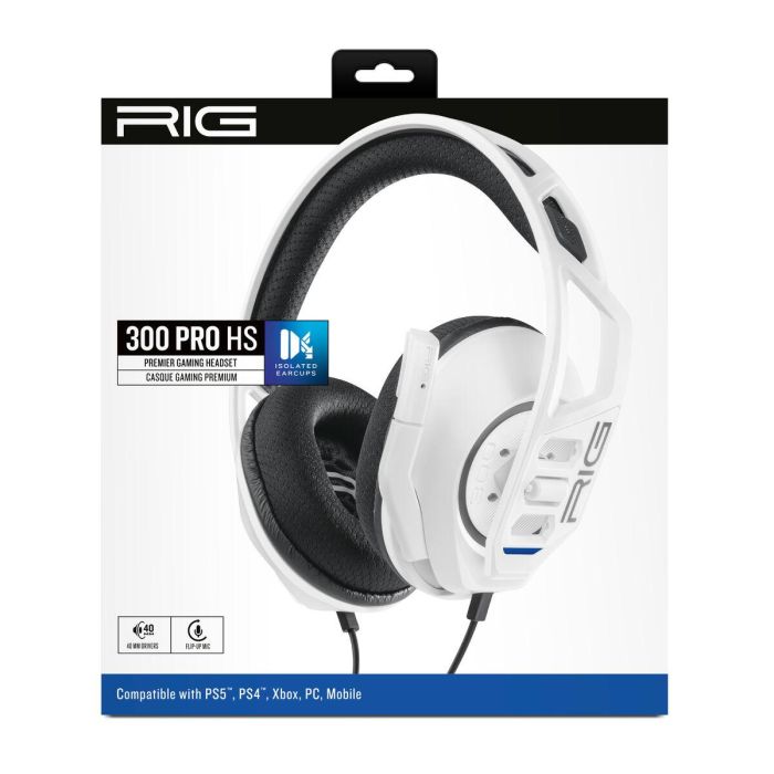 Auriculares con Micrófono Gaming Nacon RIG 300 PRO HS Blanco 24