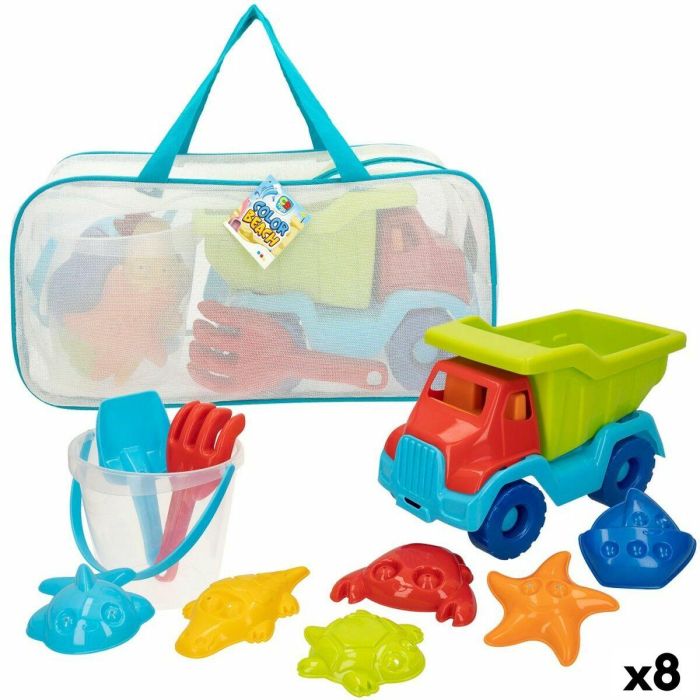 Set de Juguetes de Playa Colorbaby Polipropileno (8 Unidades)