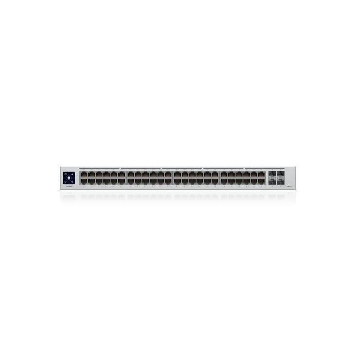 Ubiquiti USW-48-POE UniFi Switch Gestionado L2 48 Puertos Gigabit Ethernet + 4 SFP PoE+ Montaje Rack 195W 1 Ubiquiti USW-48-POE UniFi Switch Gestionado L2 48 Puertos Gigabit Ethernet + 4 SFP PoE+ Montaje Rack 195W 1
