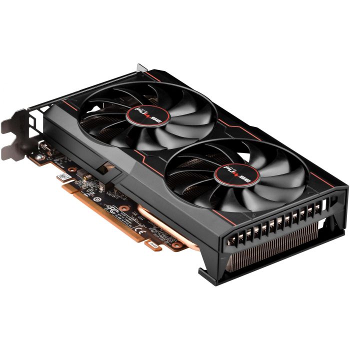 Sapphire 11314-08-20G Tarjeta Gráfica PULSE Radeon RX 6500 XT Gaming OC 8GB GDDR6 AMD RDNA 2 PCIe 4.0 con refrigeración Dual-X y FidelityFX 4