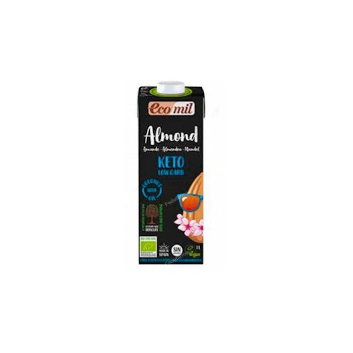 Ecomil Bebida de Almendra Nature Keto 1 Litro (6 Unidades) Bio