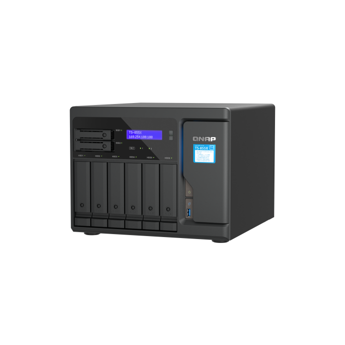 QNAP TS-855X SAN Torre Ethernet Negro C5125 4 QNAP TS-855X SAN Torre Ethernet Negro C5125 4