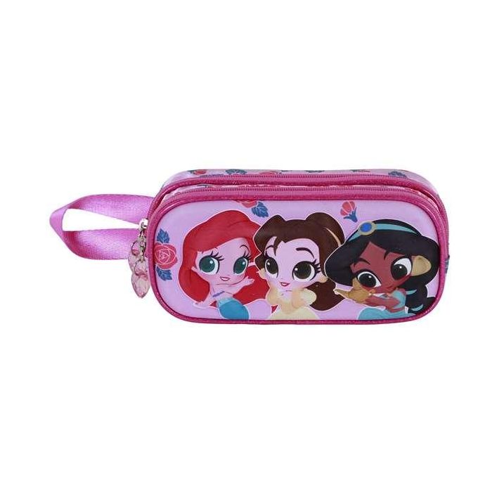 Karactermania Estuche Portatodo Doble 3D Princesas Disney Flowers Rosa Poliéster EVA 2 Compartimentos 22 x 8 x 10 cm 2 Karactermania Estuche Portatodo Doble 3D Princesas Disney Flowers Rosa Poliéster EVA 2 Compartimentos 22 x 8 x 10 cm 2