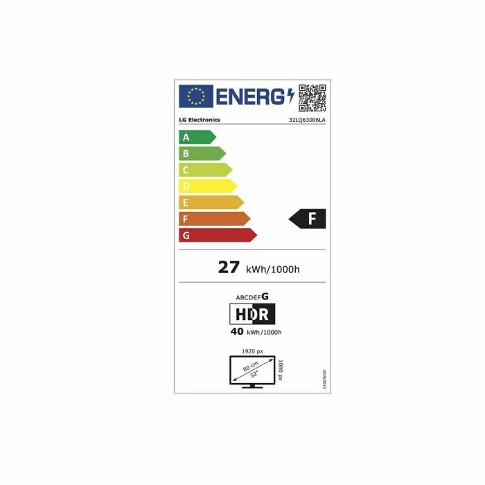 Smart TV LG 32LQ63006LA.AEU Full HD 32" LED HDR 3