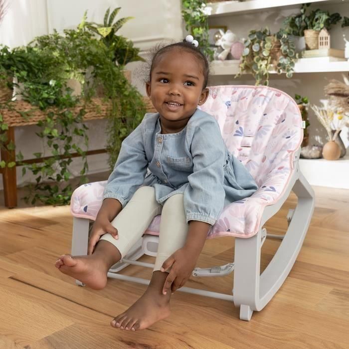 Mecedora para bebé 3 en 1 INGENUITY Keep Cozy - Burst - 3 posiciones: Arco con peluches extraíbles, hasta 18 kg 3