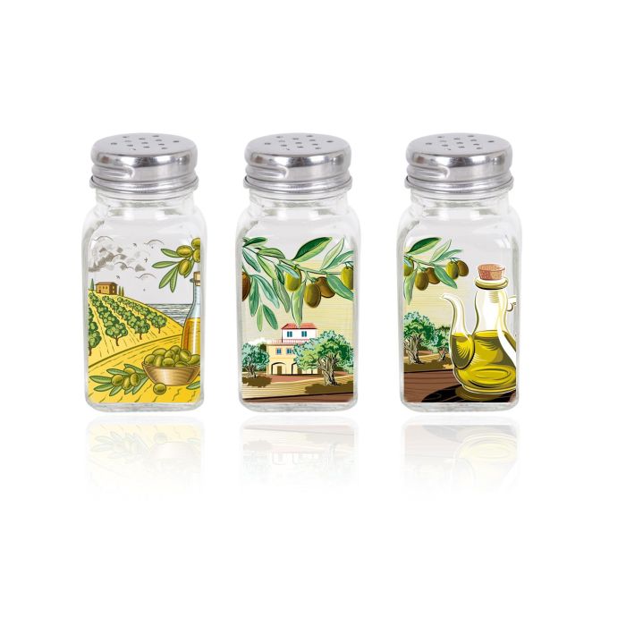 Anna Salero de Vidrio Decorado, 3 Surtidos, 4x4x10 cm (25 Unidades) 8