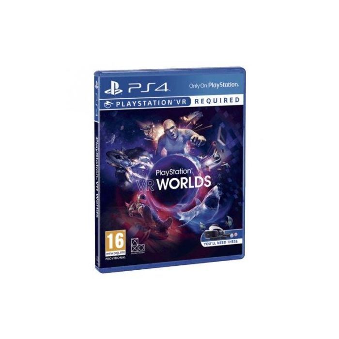 Gafas de Realidad Virtual Sony para PS4 + Cámara + Juego VR Worlds 3 Gafas de Realidad Virtual Sony para PS4 + Cámara + Juego VR Worlds 3