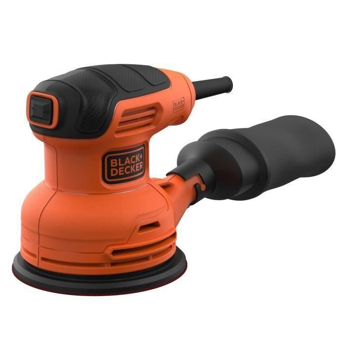 Black+Decker Lijadora rotórbital 230W BEW210-QS, 13.000 rpm, Ø125mm, Negro/Naranja 0 Black+Decker Lijadora rotórbital 230W BEW210-QS, 13.000 rpm, Ø125mm, Negro/Naranja 0