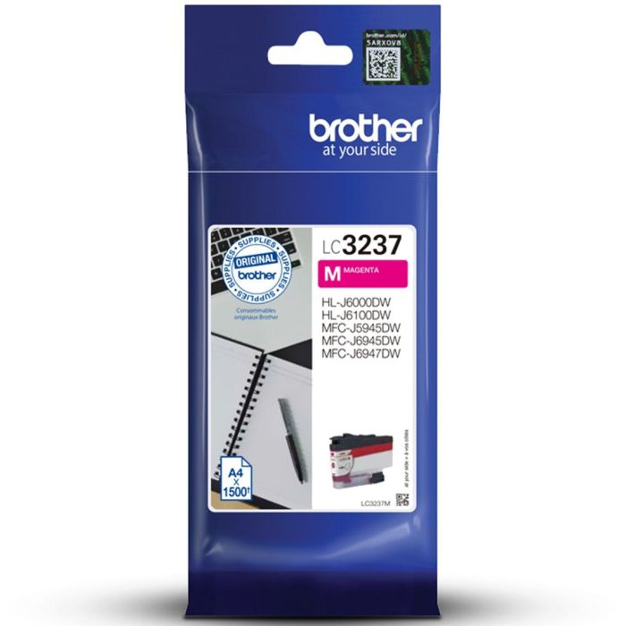 BROTHER Cartucho de tinta magenta LC3237M 2