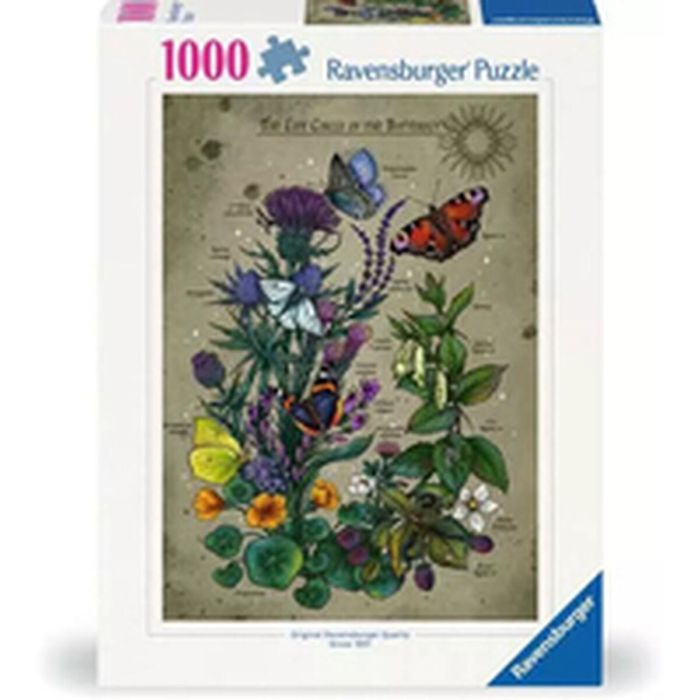 Puzzle Ravensburger The Life Circle of the Butterfly 1000 Piezas 6 Puzzle Ravensburger The Life Circle of the Butterfly 1000 Piezas 6