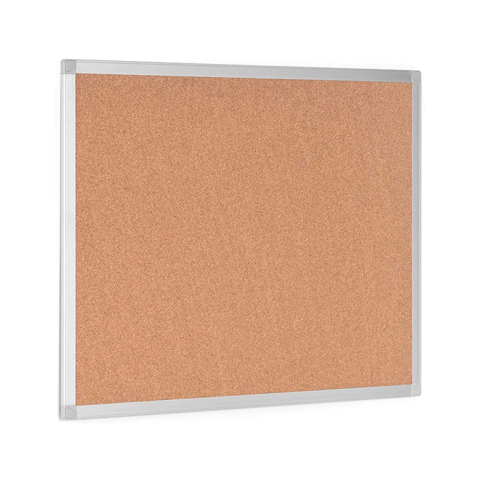 Q-connect Pizarra Corcho Marco Aluminio 90x60 cm 2
