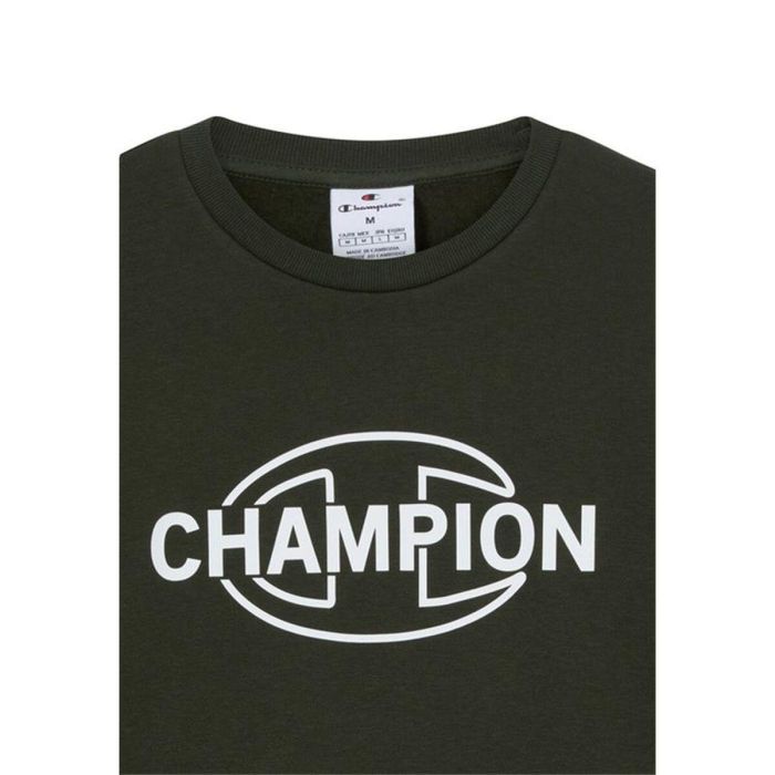 Sudadera sin Capucha Hombre Champion Graphic Shop Verde oscuro Verde militar S 1