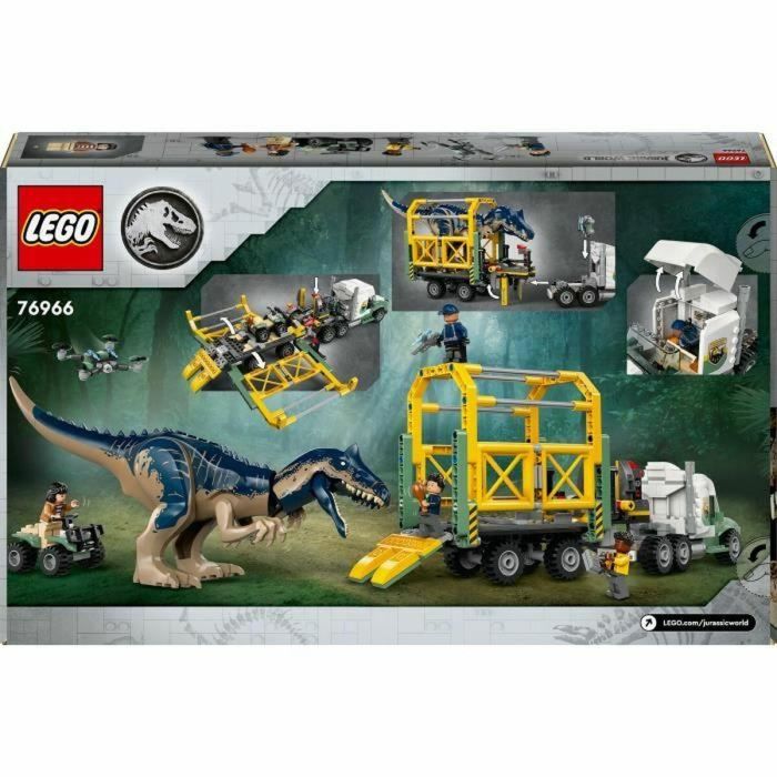 LEGO Jurassic World 76966 Misiones de Dinosaurios: Camión de Transporte del Alosaurio 1