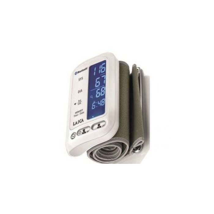 TENSIOMETRO DE BRAZO LAICA BM7000 BLANCO - BLUETOOTH - ALMACENA 120 MEDICIONES - MIDE PRESIÓN ARTERIAL/FRECUENCIA CARDIACA - 1000 MAH 2 TENSIOMETRO DE BRAZO LAICA BM7000 BLANCO - BLUETOOTH - ALMACENA 120 MEDICIONES - MIDE PRESIÓN ARTERIAL/FRECUENCIA CARDIACA - 1000 MAH 2