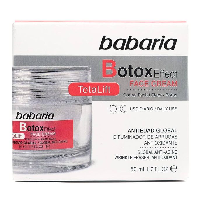 Babaria Crema Facial Efecto Botox para Mujer 50 ml