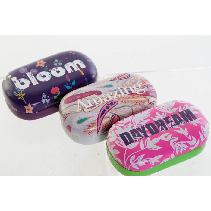 DKD Home Decor Estuche Lentillas Moderno Colección Daydream, de PU y Metal, Colores Surtidos, 9.6x5.7x3 cm, Pack de 12 Unidades 1 DKD Home Decor Estuche Lentillas Moderno Colección Daydream, de PU y Metal, Colores Surtidos, 9.6x5.7x3 cm, Pack de 12 Unidades 1