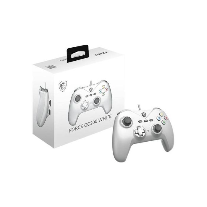 MSI S10-04G0120-EC4 Gamepad Force GC200 Blanco