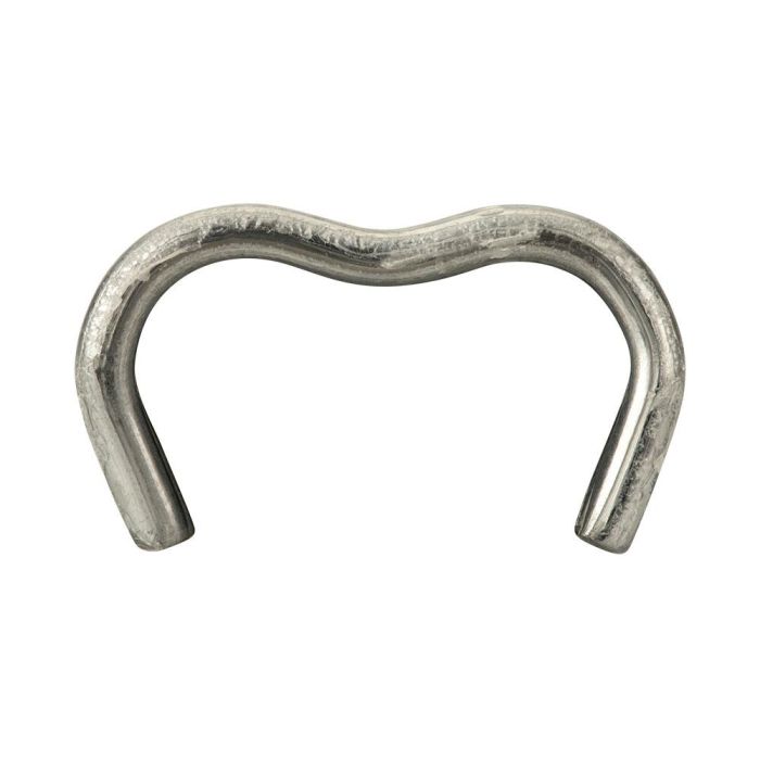 Salki Grapa Omega 20 Metálica 111220 para Grapado y Anillado de Cercas, Galvanizado, Blíster 1000 Unid. 1