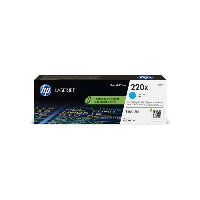 Hp Toner Cian Laserjet Pro 4302Fdwe ,4202Dn, 4202Dw, 4202Dwe, 4302Dw, 4302Dwe, Mfp 4303Dw, Mfp 4303Fdw - 220X