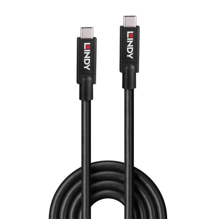 Lindy 8m USB 3.2 Gen 2 C/C Active Cable, Black 1 Lindy 8m USB 3.2 Gen 2 C/C Active Cable, Black 1