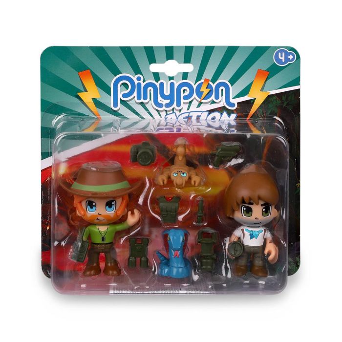 Pin Y Pon Pinypon Action Wild Set de 2 Figuras Explorador y Animales Salvajes 7/16607 1