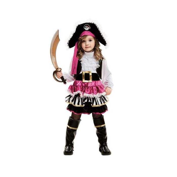 My Other Me Disfraz Pequeña Pirata Niña Talla 5-6 Años. Incluye Sombrero, Chaleco, Falda, Cinturón y Polainas. My Other Me Disfraz Pequeña Pirata Niña Talla 5-6 Años. Incluye Sombrero, Chaleco, Falda, Cinturón y Polainas.