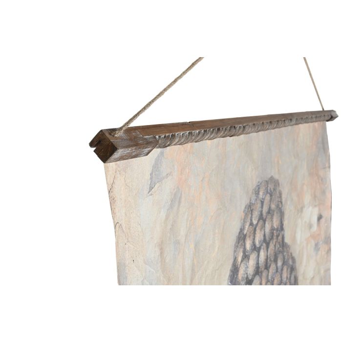 Lienzo Oriental DKD Home Decor Beige Gris 2.8 x 180 x 138 cm (2 Unidades) 1