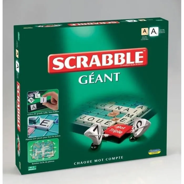 Megableu Scrabble Gigante Juego de Letras para Niños y Adultos - A Partir de 10 Años 0 Megableu Scrabble Gigante Juego de Letras para Niños y Adultos - A Partir de 10 Años 0