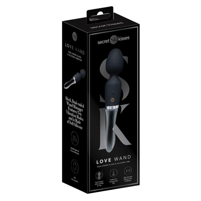 Masajeador Secret Kisses Negro 1 Masajeador Secret Kisses Negro 1