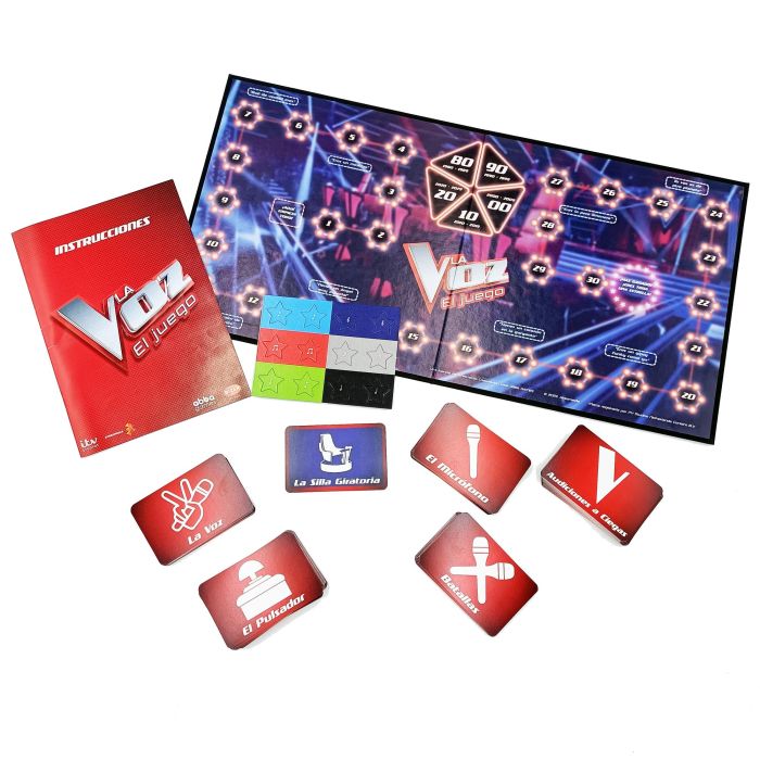 Bizak Juego La Voz 64140004 Juego de Mesa Oficial del Concurso de Televisión para Toda la Familia 1
