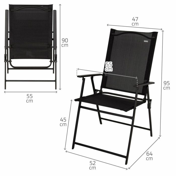 Silla Plegable Aktive 47 x 95 x 64 cm 3 Silla Plegable Aktive 47 x 95 x 64 cm 3