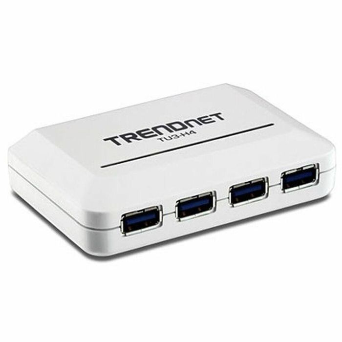Hub USB Trendnet TU3-H4 Blanco Hub USB Trendnet TU3-H4 Blanco