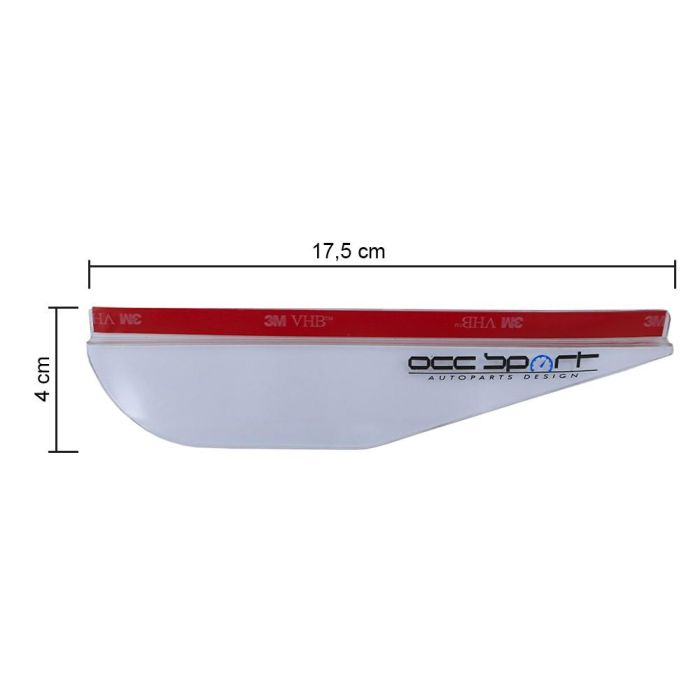 Occ Sport Protector de Lluvia para Espejo Retrovisor Lateral Traslúcido OCCDEC021 Pack 2 Universal PVC 10 Occ Sport Protector de Lluvia para Espejo Retrovisor Lateral Traslúcido OCCDEC021 Pack 2 Universal PVC 10