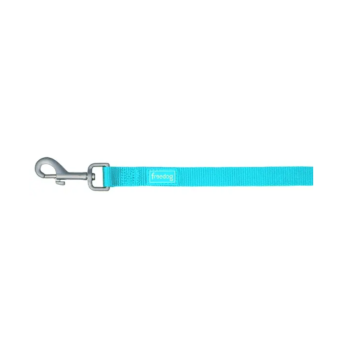 Freedog Correa de Nylon Basic Turquesa 25 mm x 120 cm