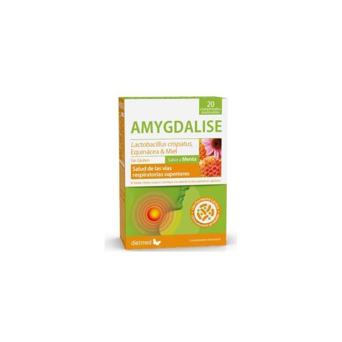 Amygdalise Sabor Menta 20Comp Mastic. Amygdalise Sabor Menta 20Comp Mastic.