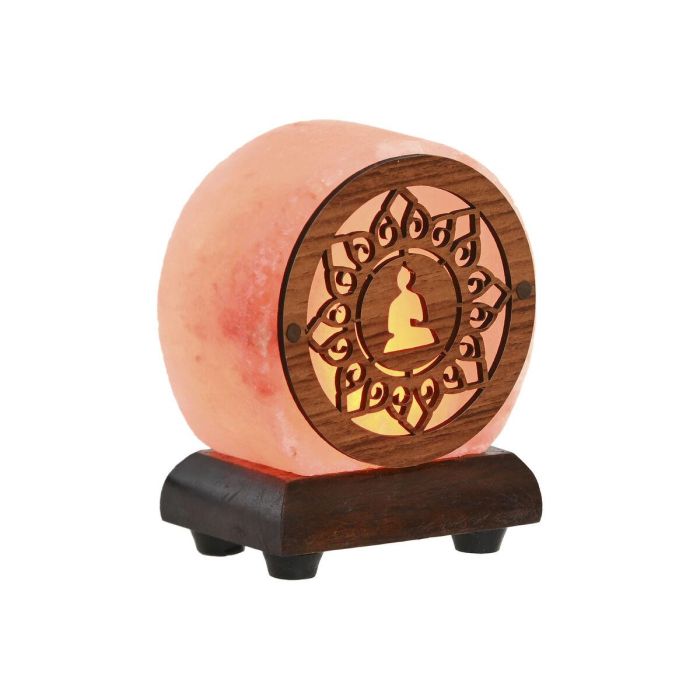 DKD Home Decor Lámpara Sobremesa Árabe Sal del Himalaya y Acacia, Led, Rosa Marrón 5.5 x 10.5 x 9 cm 3 DKD Home Decor Lámpara Sobremesa Árabe Sal del Himalaya y Acacia, Led, Rosa Marrón 5.5 x 10.5 x 9 cm 3