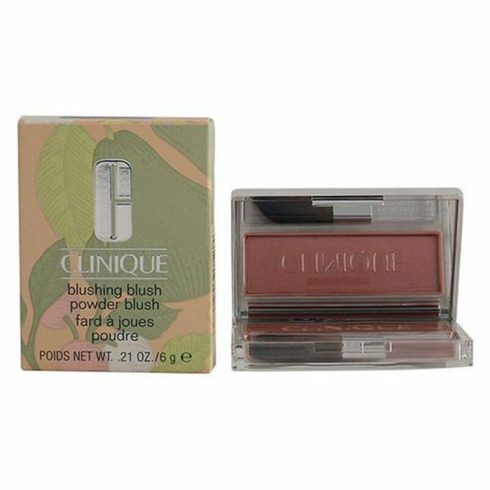 CLINIQUE BLUSHING BLUSH powder blush #110-precious posy, Colorete en polvo, textura suave, larga duración, 6 g 6