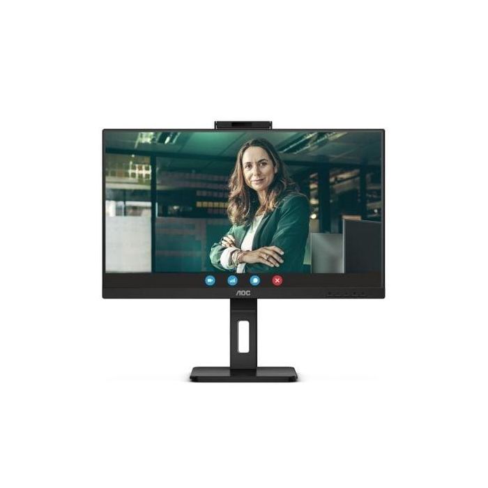 AOC 24P3CW Monitor Profesional 23.8" Full HD IPS 75Hz Webcam Windows Hello, USB-C 65W PD, Altavoces Integrados, Ergonomía Regulable Negro AOC 24P3CW Monitor Profesional 23.8" Full HD IPS 75Hz Webcam Windows Hello, USB-C 65W PD, Altavoces Integrados, Ergonomía Regulable Negro