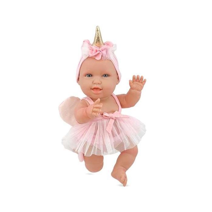 Andrea baby unicornio rosa infantil ref: 3136-24 38 cm