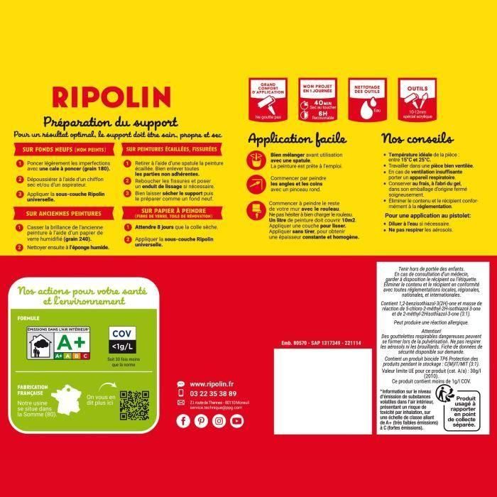 Ripolin RIP3174269079781 Pintura para Paredes y Techos COLLECTOR Blanco Mate 10 L 4 Ripolin RIP3174269079781 Pintura para Paredes y Techos COLLECTOR Blanco Mate 10 L 4