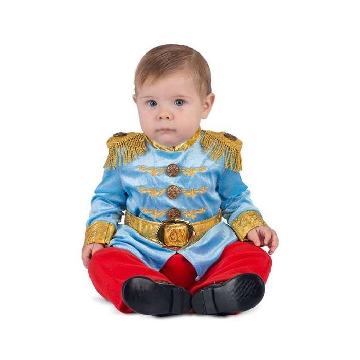 My Other Me Disfraz de Príncipe de Cuento Azul para Niño, Talla 24-36 meses (2-3 años), Ideal para Fiestas y Carnaval.