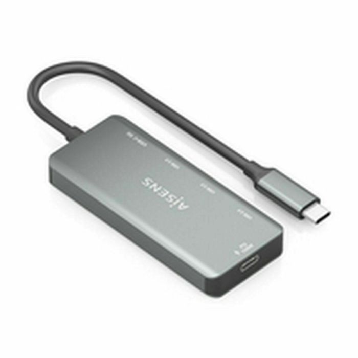 Hub USB Aisens A109-0945 Gris 100 W 6