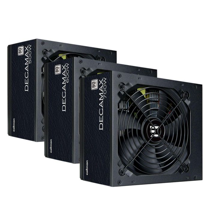 Zalman Decamax Fuente Alimentación PC 700W ATX 80 PLUS Negro con Ventilador 12cm 11 Zalman Decamax Fuente Alimentación PC 700W ATX 80 PLUS Negro con Ventilador 12cm 11